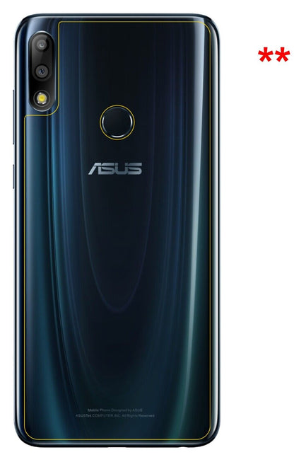 1x 9H Schutzfolie für Asus ZenFone Max Pro (M2) Rückseite Panzerfolie