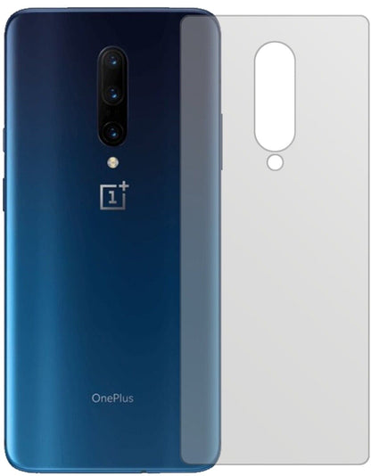 Matte Displayschutzfolie von dipos passend für OnePlus 7 Pro Rückseite, präziser Zuschnitt und blasenfrei montiert