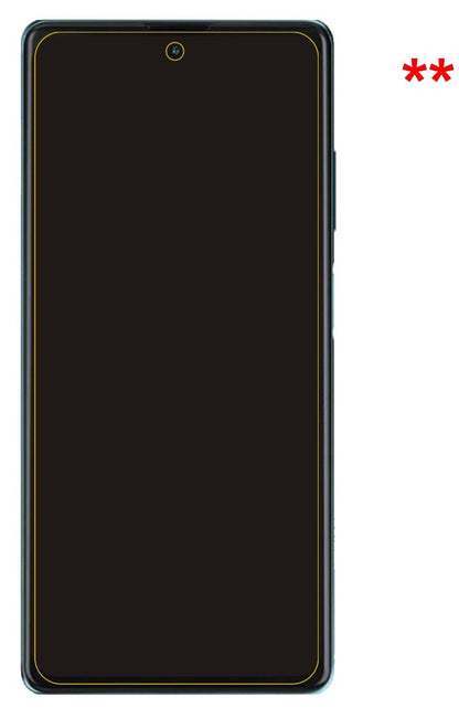dipos Displayschutz für Blackview A100, transparente Oberfläche, perfekte Passform auch für die Rundungen