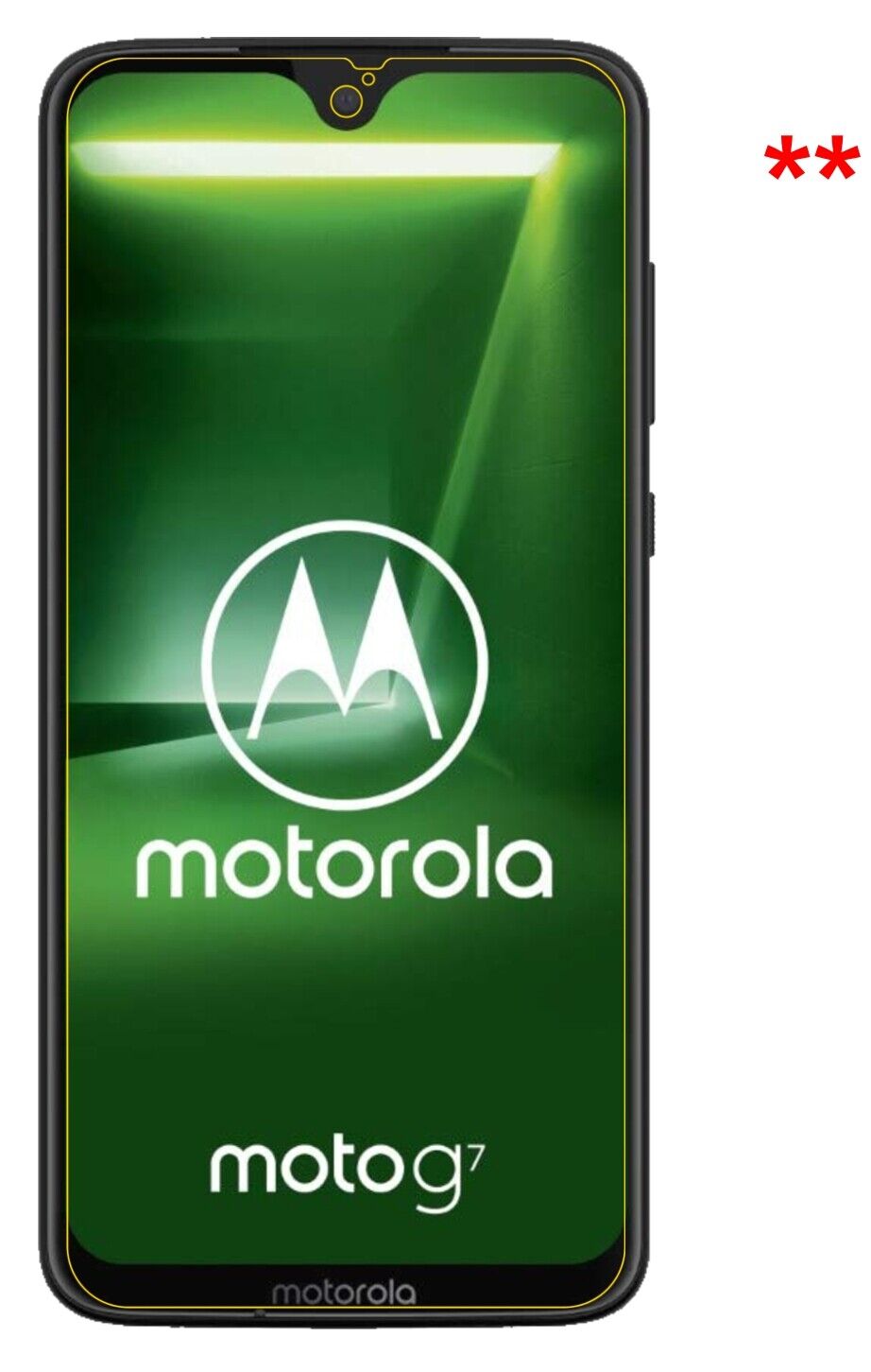 1x Schutzfolie matt für Motorola Moto G7 Display-Schutzfolie