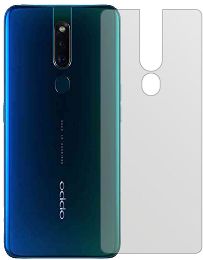 Matte Displayschutzfolie von dipos passend für Oppo F11 Rückseite, präziser Zuschnitt und blasenfrei montiert