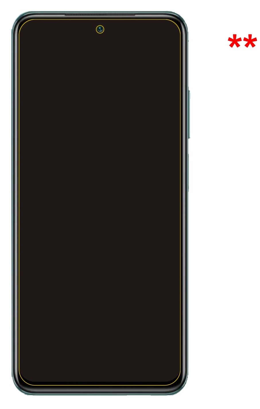Blickschutzfolie für Xiaomi Redmi Note 10 matt Schutzfolie Privacy