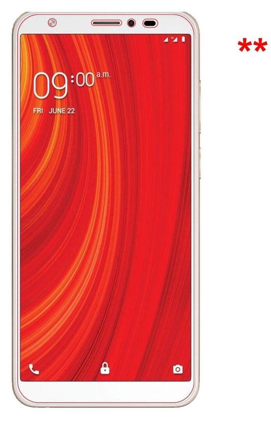 Dünne und klare Folie passend zugeschnitten für Lava Z61