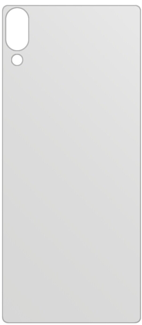 dipos Displayschutz für Sony Xperia L3 Rückseite, mattierte Oberfläche, geringe Dicke und perfekte Passform
