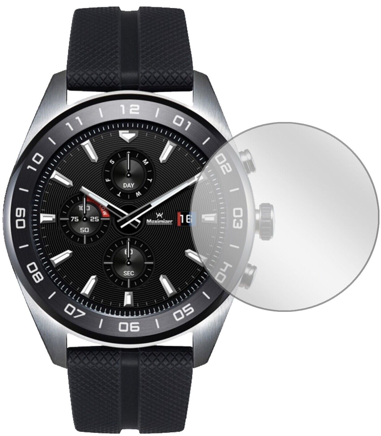 5x Schutzfolie klar für LG Watch W7 Display-Schutzfolie