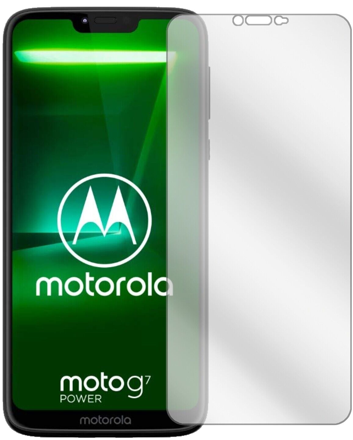 1x Schutzfolie klar für Motorola Moto G7 Power Display-Schutzfolie
