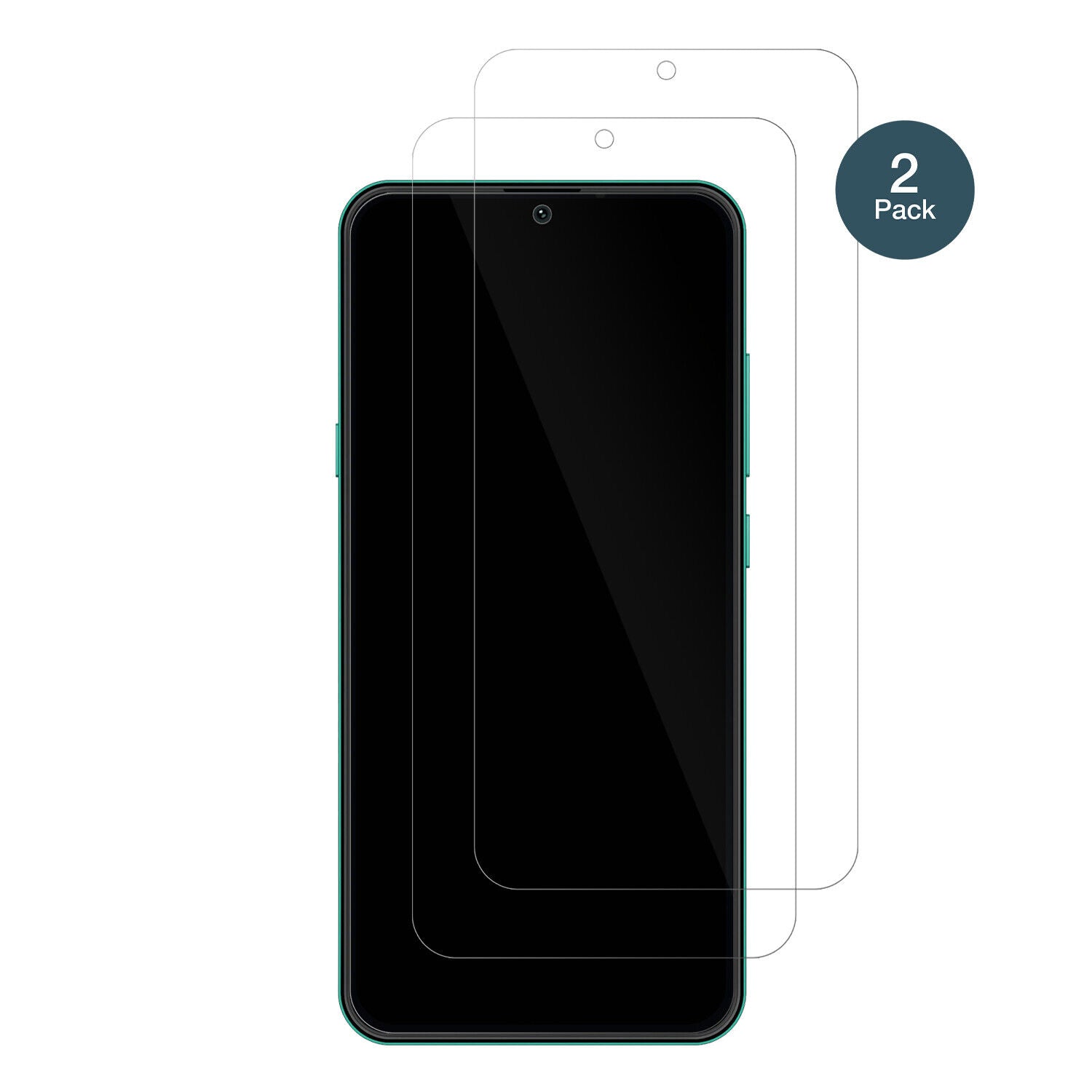 HisenseInfinity E40 Lite mit aufgebrachter dipos Flex Schutzfolie, glasklare Darstellung ohne Einschränkungen