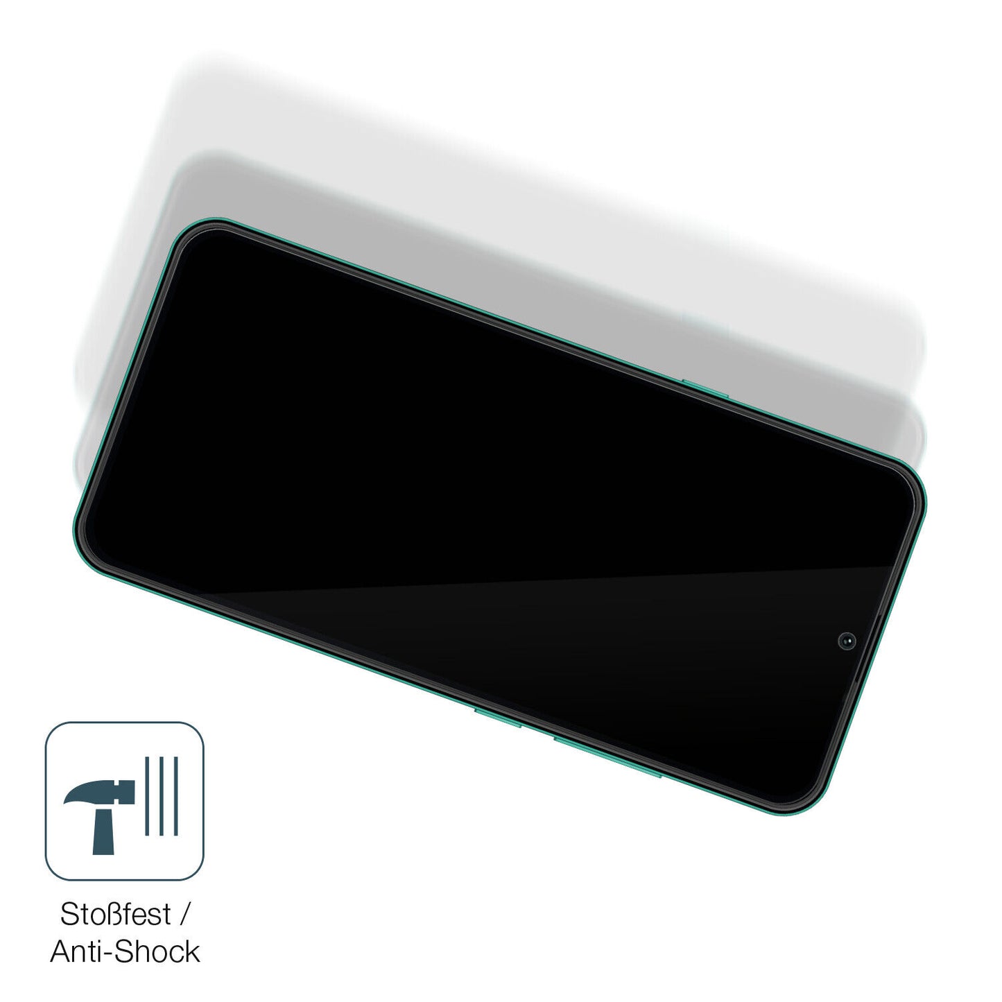 Schutz gegen Kratzer auf dem Hisense Infinity E40 Lite Glas durch Schlüssel, Stöße gegen die Tischkante oder Stürze