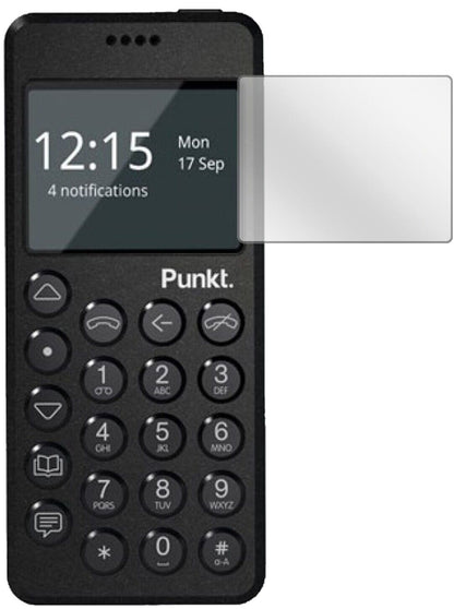 Klare Displayschutzfolie von dipos passend für Punkt MP02, präziser Zuschnitt und blasenfrei montiert