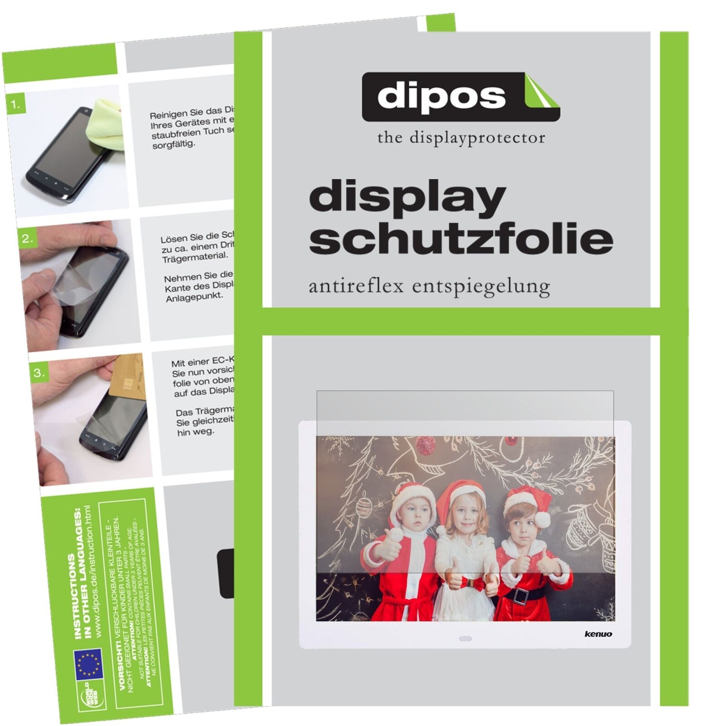 1x Schutzfolie matt für Kenuo 13.3 Zoll Display-Schutzfolie