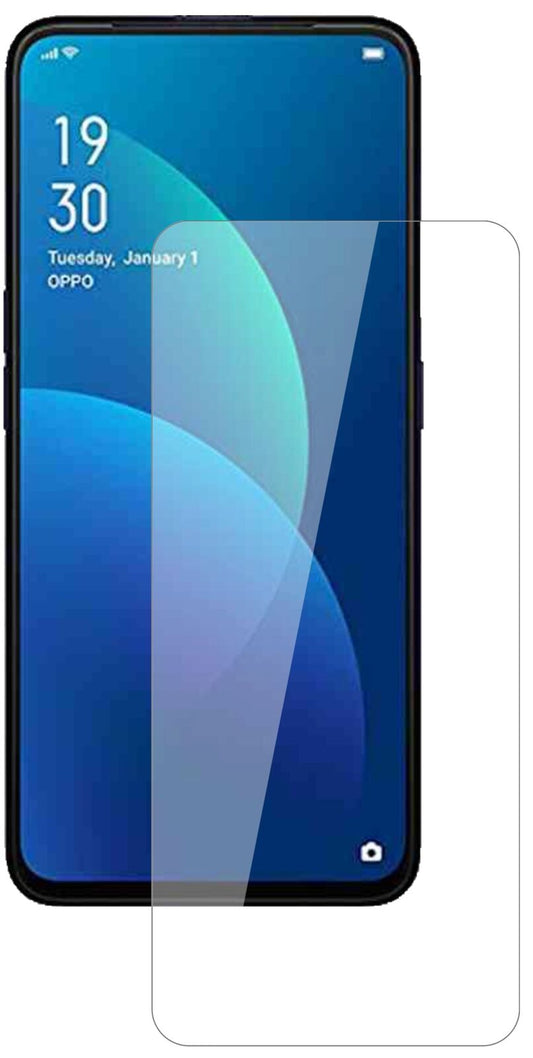 Klare Displayschutzfolie von dipos passend für Oppo F11 Pro, 9H kratzfest und blasenfrei montiert