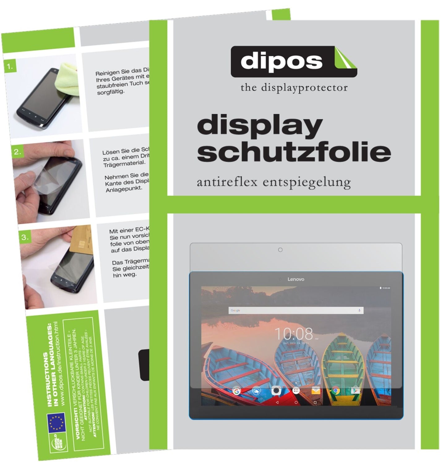 1x Schutzfolie matt für Lenovo Tab10 (ZA1U0072DE) Display-Schutzfolie