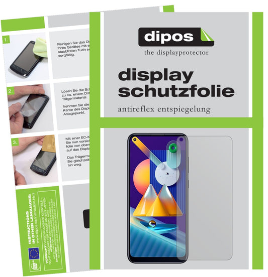 5x Schutzfolie matt für Samsung Galaxy M11 Display-Schutzfolie