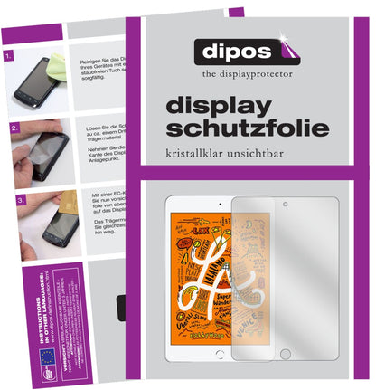 1x Schutzfolie klar für Apple iPad Mini (2019) 7.9 Zoll Display-Schutzfolie