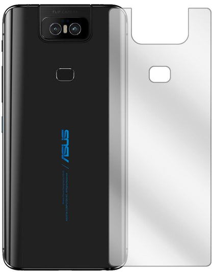 5x Schutzfolie klar für Asus Zenfone 6 (ZS630KL) Rückseite Display-Schutzfolie