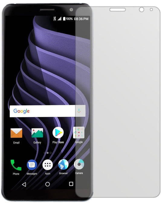 Matte Displayschutzfolie von dipos passend für ZTE Blade Max View, präziser Zuschnitt und blasenfrei montiert