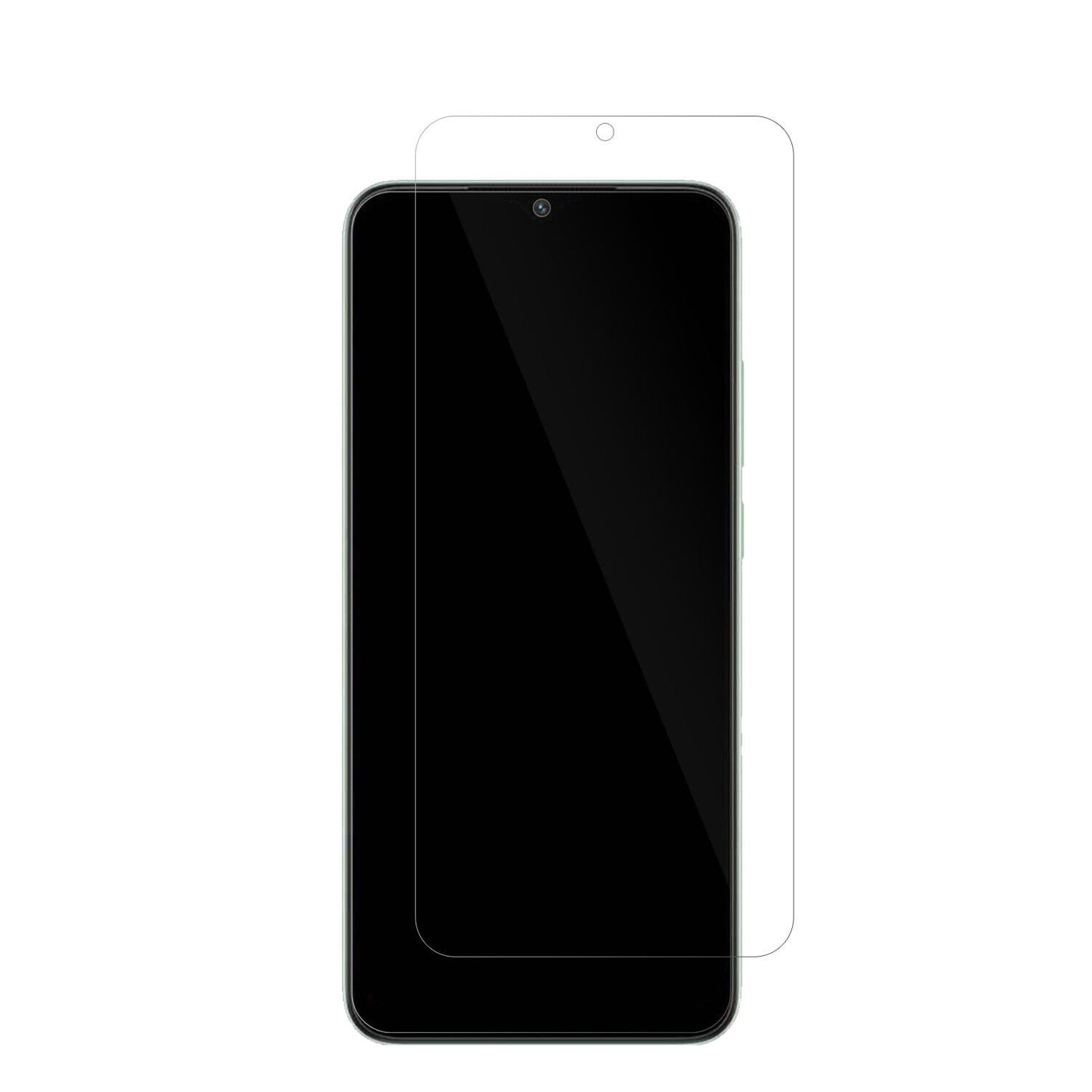 XiaomiRedmi A2 Plus mit aufgebrachter dipos Displayschutzfolie, glasklare Darstellung ohne Einschränkungen