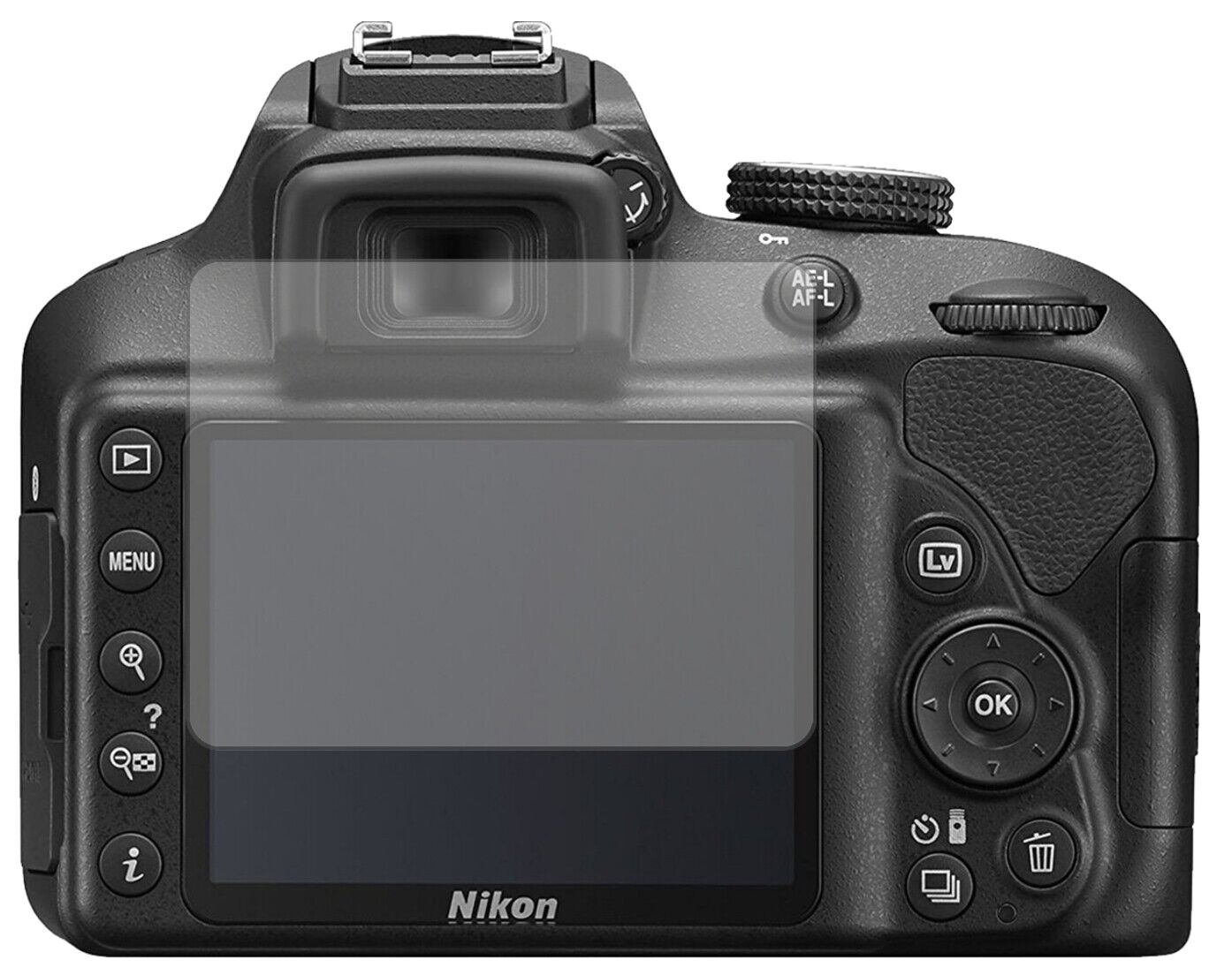 5x Schutzfolie matt für Nikon 3500 Display-Schutzfolie