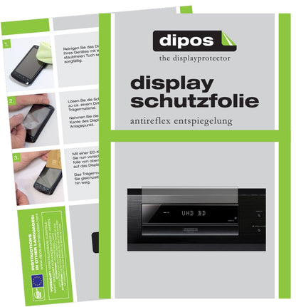 PioneerUDP-LX500 mit aufgebrachter dipos Displayschutzfolie, die lästige Fingerabdrücke minimiert