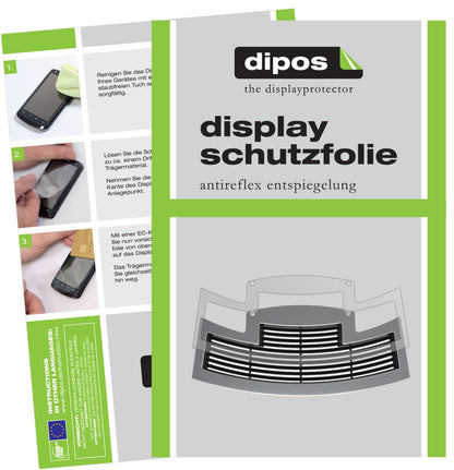 1x Schutzfolie matt für Jura E60 ab 2015 Tropfblech Display-Schutzfolie