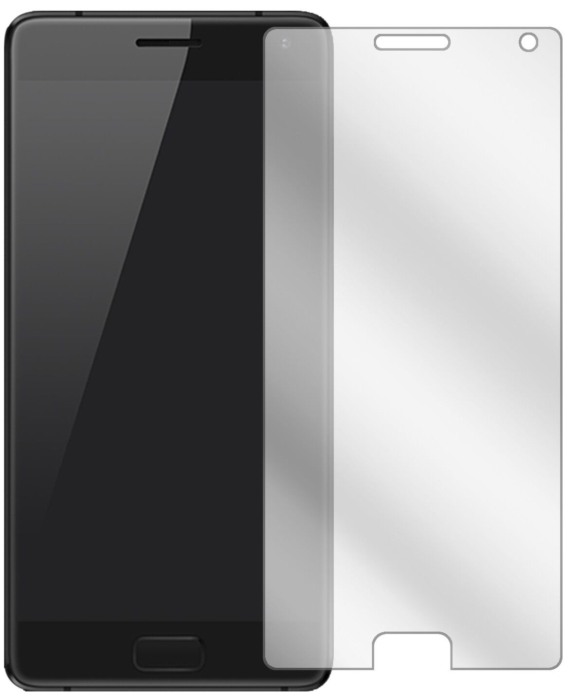 5x Schutzfolie klar für ZUK Z2 Pro Display-Schutzfolie