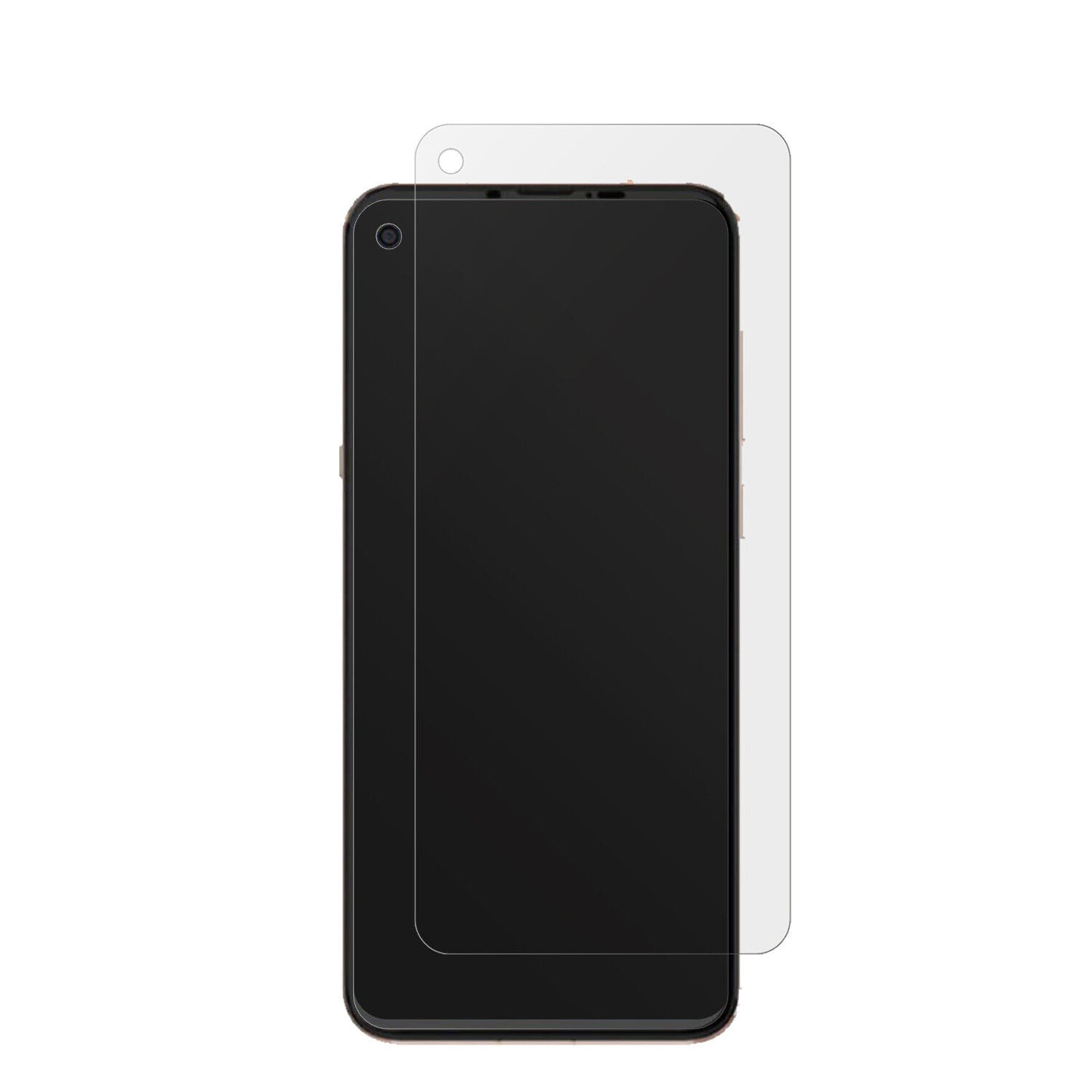 HisenseU30 mit aufgebrachter dipos Displayschutzfolie, die lästige Fingerabdrücke minimiert