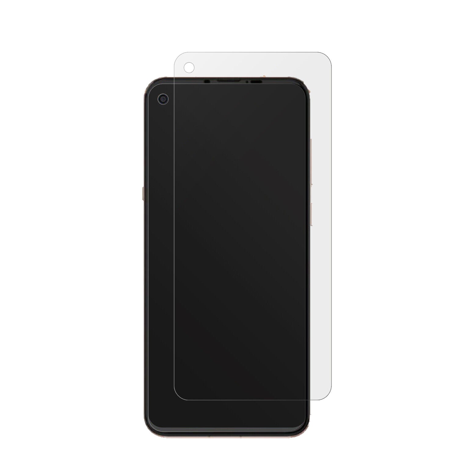 HisenseU30 mit aufgebrachter dipos Displayschutzfolie, die lästige Fingerabdrücke minimiert