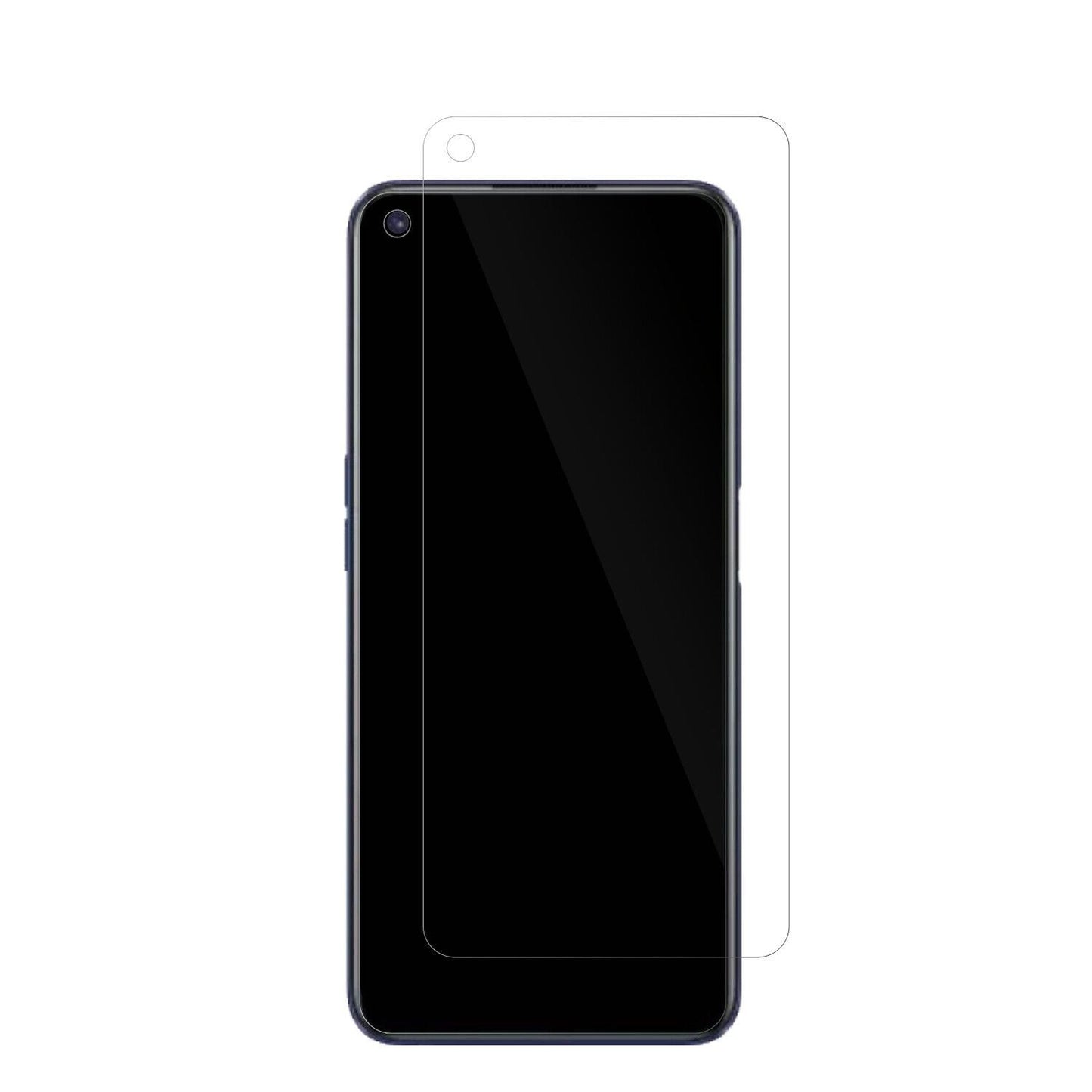 Realme9 5G Speed mit aufgebrachter dipos Displayschutzfolie, glasklare Darstellung ohne Einschränkungen