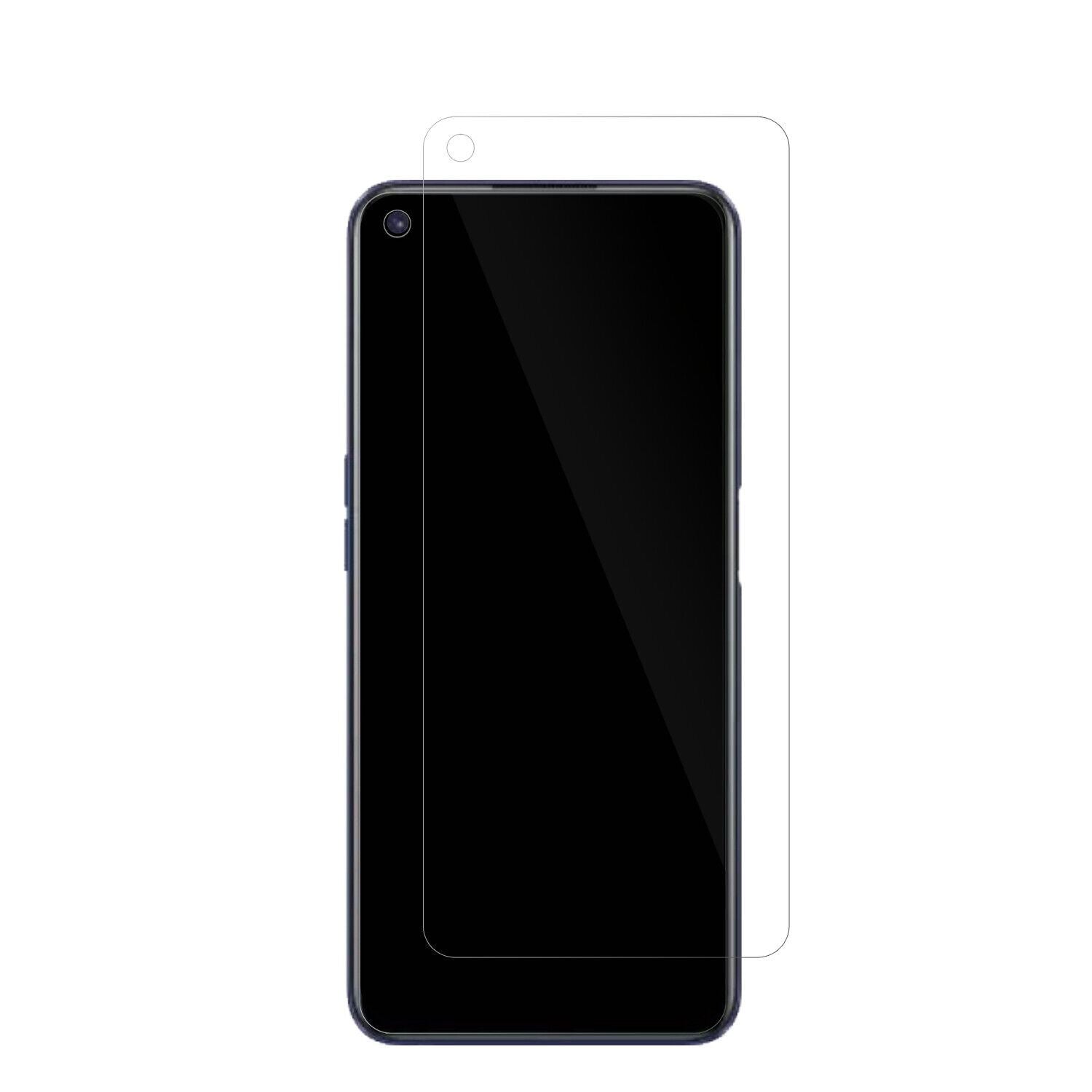 Realme9 5G Speed mit aufgebrachter dipos Displayschutzfolie, glasklare Darstellung ohne Einschränkungen