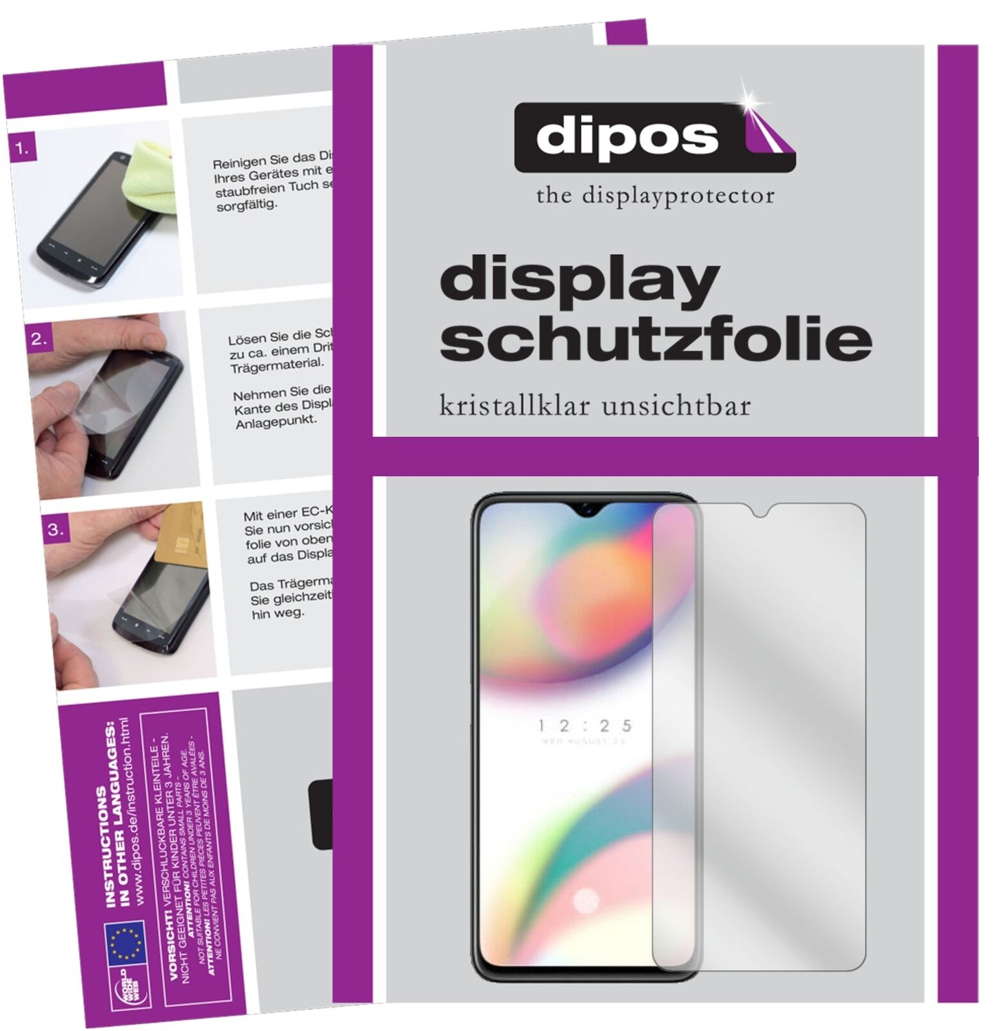 1x Schutzfolie klar für Oppo Reno Z Display-Schutzfolie