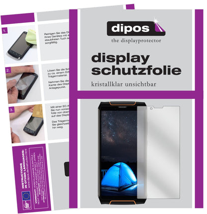 1x Schutzfolie klar für Cubot King Kong 3 Display-Schutzfolie