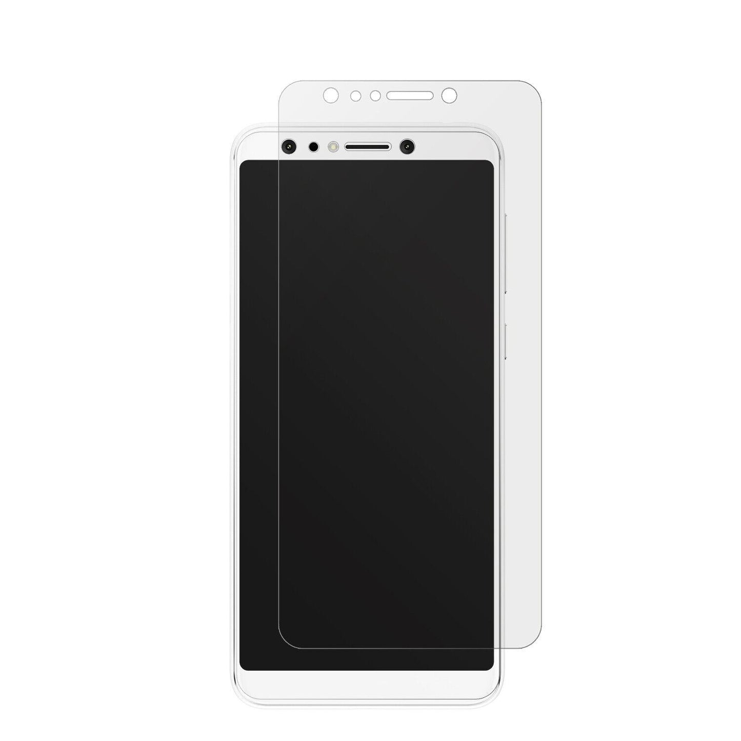AsusZenfone 5 Selfie Pro mit aufgebrachter dipos Displayschutzfolie, die lästige Fingerabdrücke minimiert