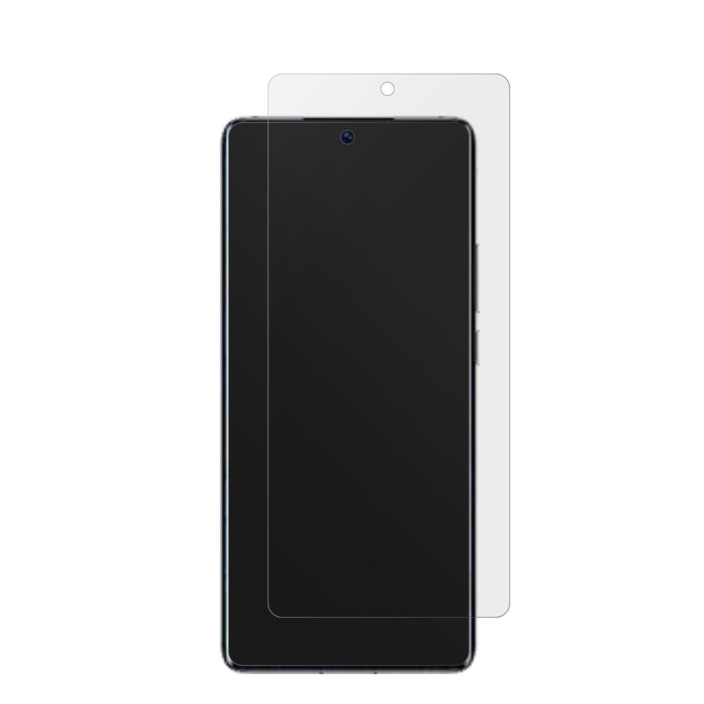 Meizu20 Pro mit aufgebrachter dipos Displayschutzfolie, die lästige Fingerabdrücke minimiert