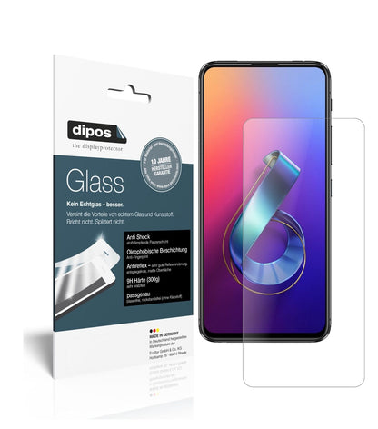 1x 9H Schutzfolie matt für Asus Zenfone 6 (ZS630KL) Panzerfolie