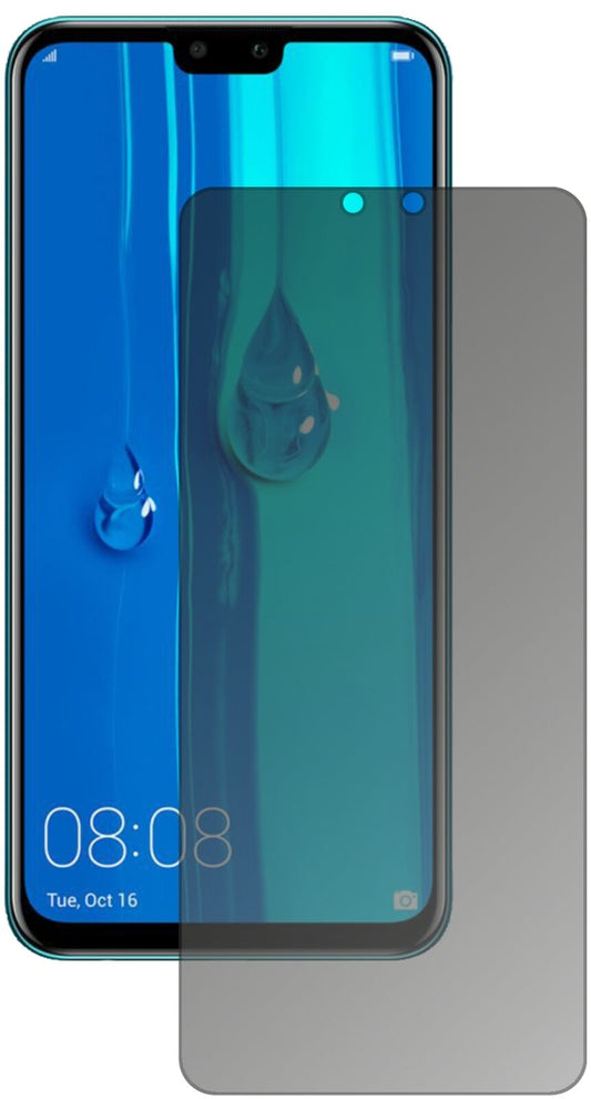 Blickschutzfolie von dipos passend für Huawei Enjoy 9 Plus, präziser Zuschnitt und blasenfrei montiert