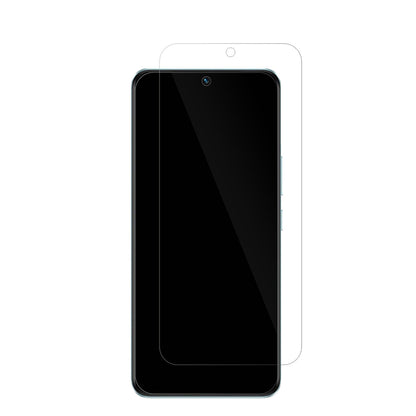 VIVOiQOO Z6 Pro mit aufgebrachter dipos Displayschutzfolie, glasklare Darstellung ohne Einschränkungen
