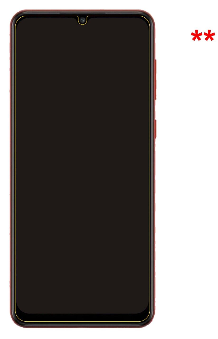 5x Schutzfolie klar für Samsung Galaxy F02s Display-Schutzfolie