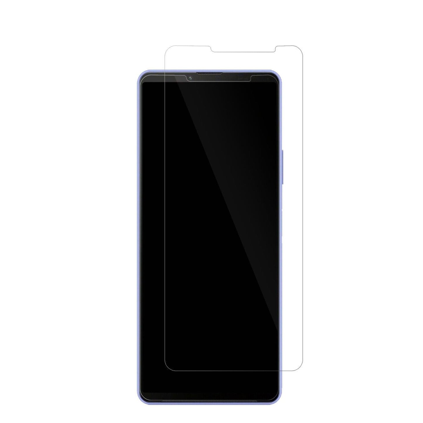 SonyXperia 10 IV mit aufgebrachter dipos Displayschutzfolie, glasklare Darstellung ohne Einschränkungen