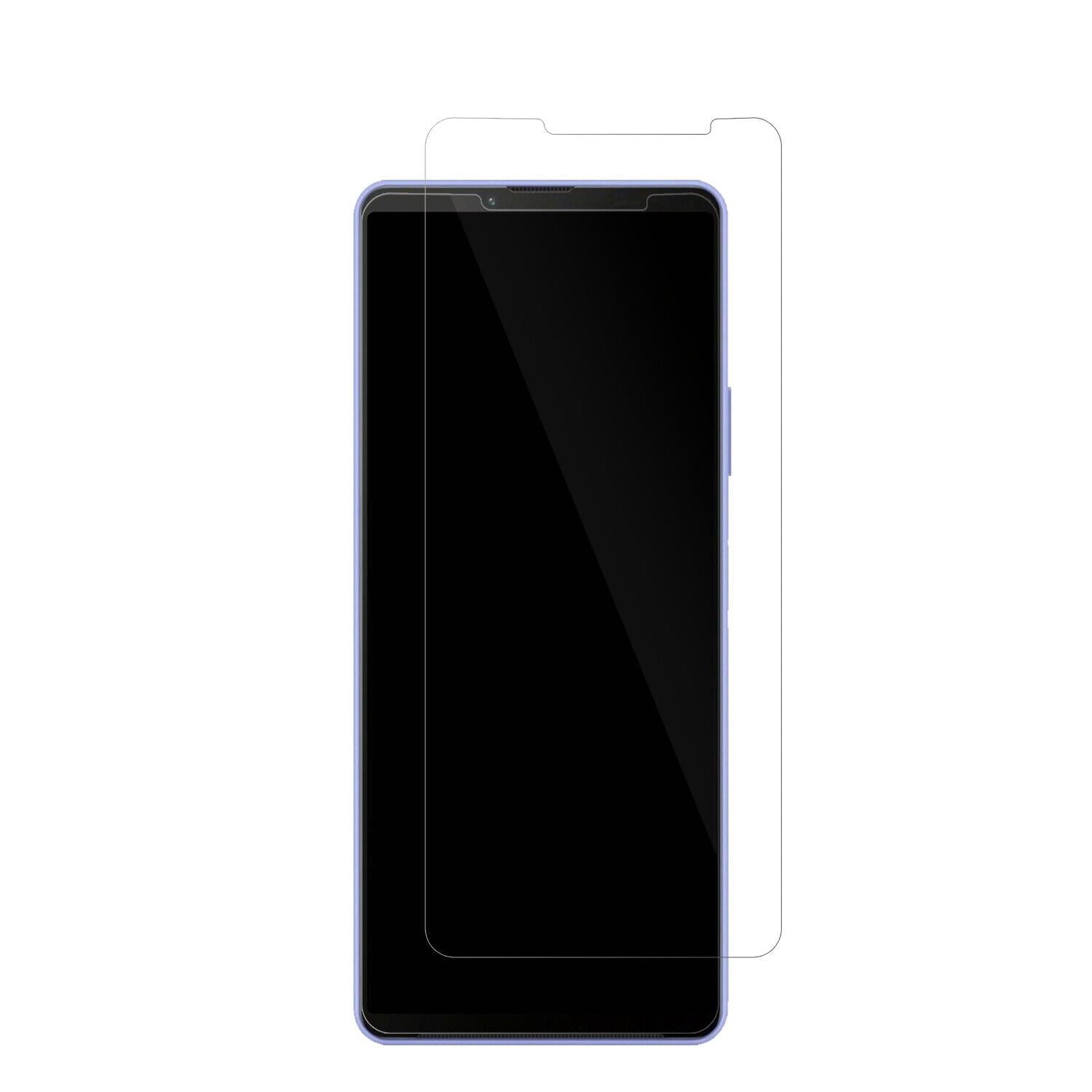 SonyXperia 10 IV mit aufgebrachter dipos Displayschutzfolie, glasklare Darstellung ohne Einschränkungen