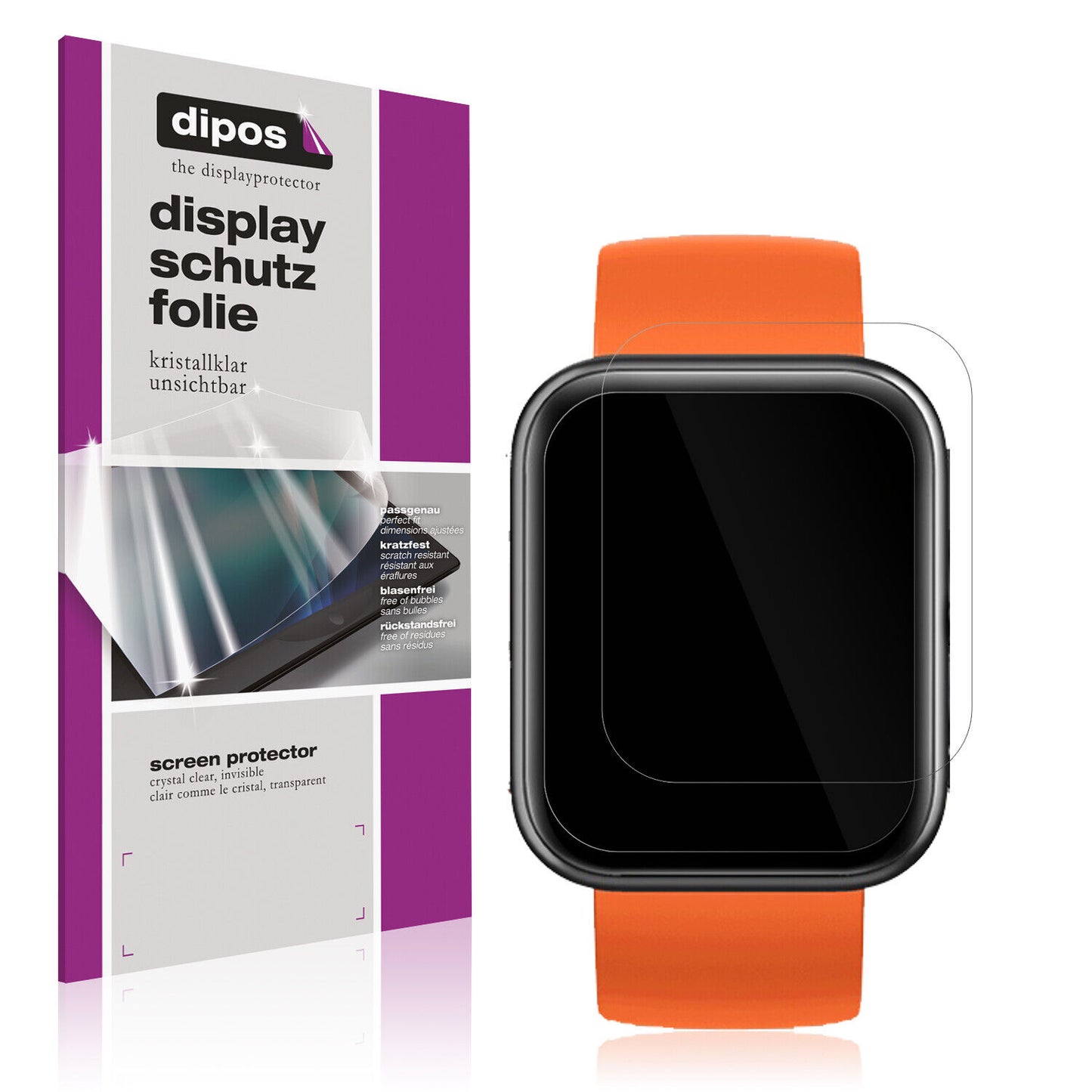 1x Schutzfolie klar für Maimo Watch Display-Schutzfolie