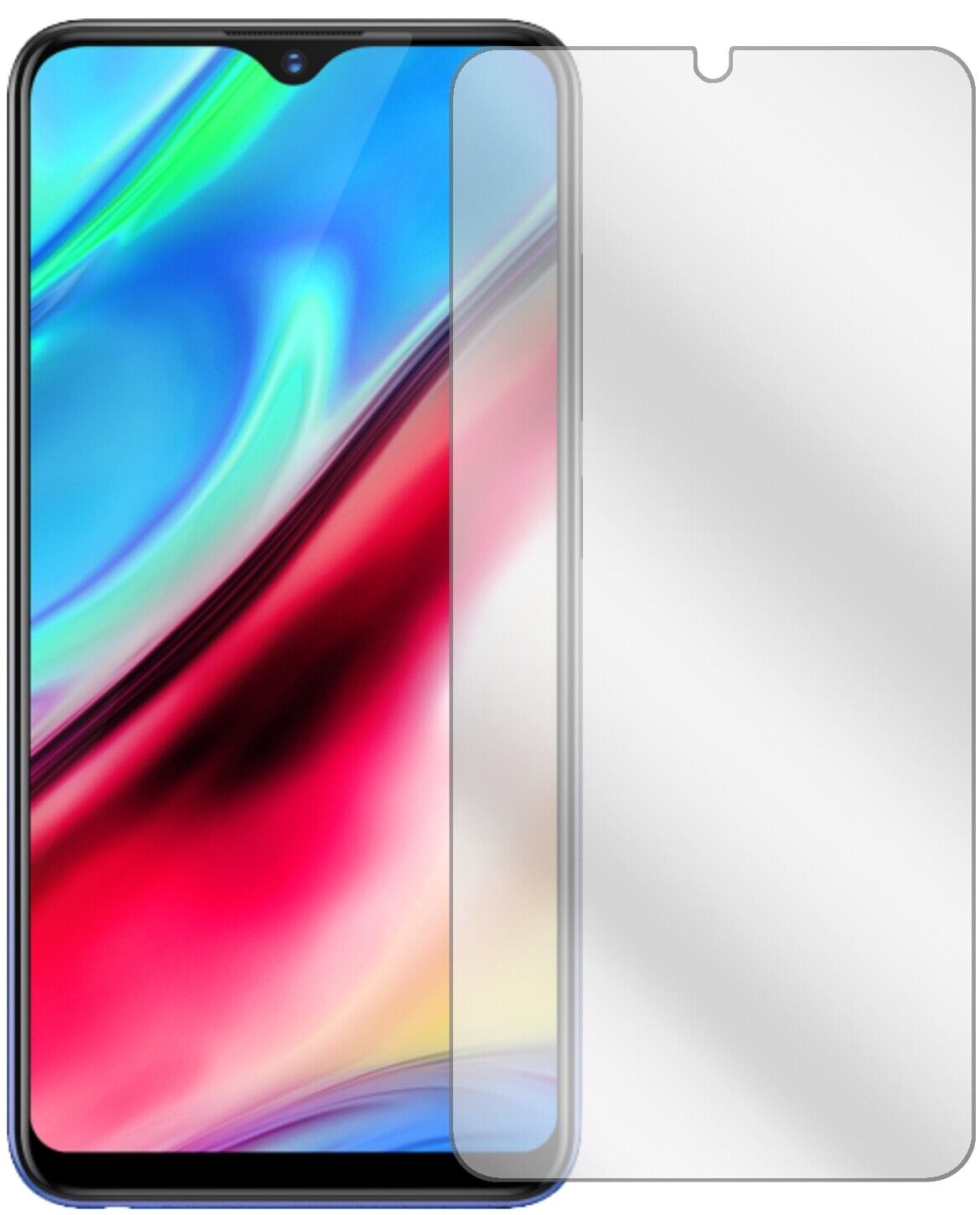 1x Schutzfolie klar für Vivo Y93s Display-Schutzfolie