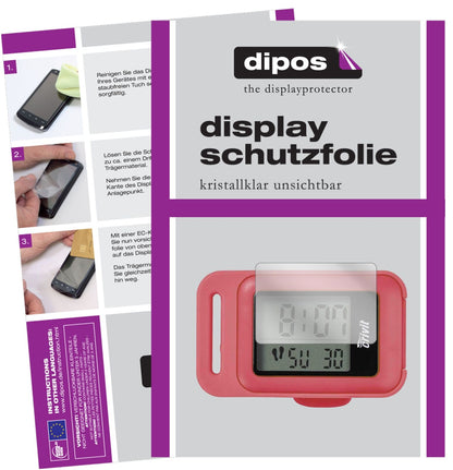 5x Schutzfolie klar für CRIVIT Schrittzähler Display-Schutzfolie