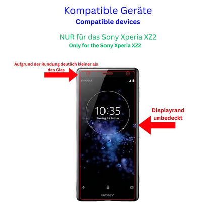 1x Schutzfolie klar für Sony Xperia XZ2 Premium Display-Schutzfolie