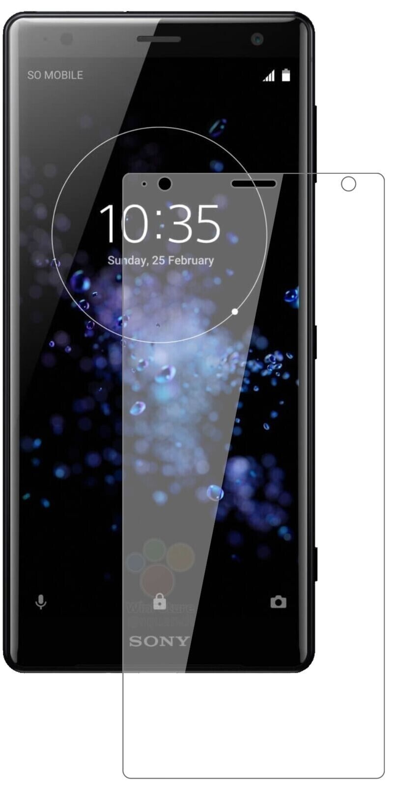 1x 9H Schutzfolie für Sony Xperia XZ2 Premium Panzerfolie