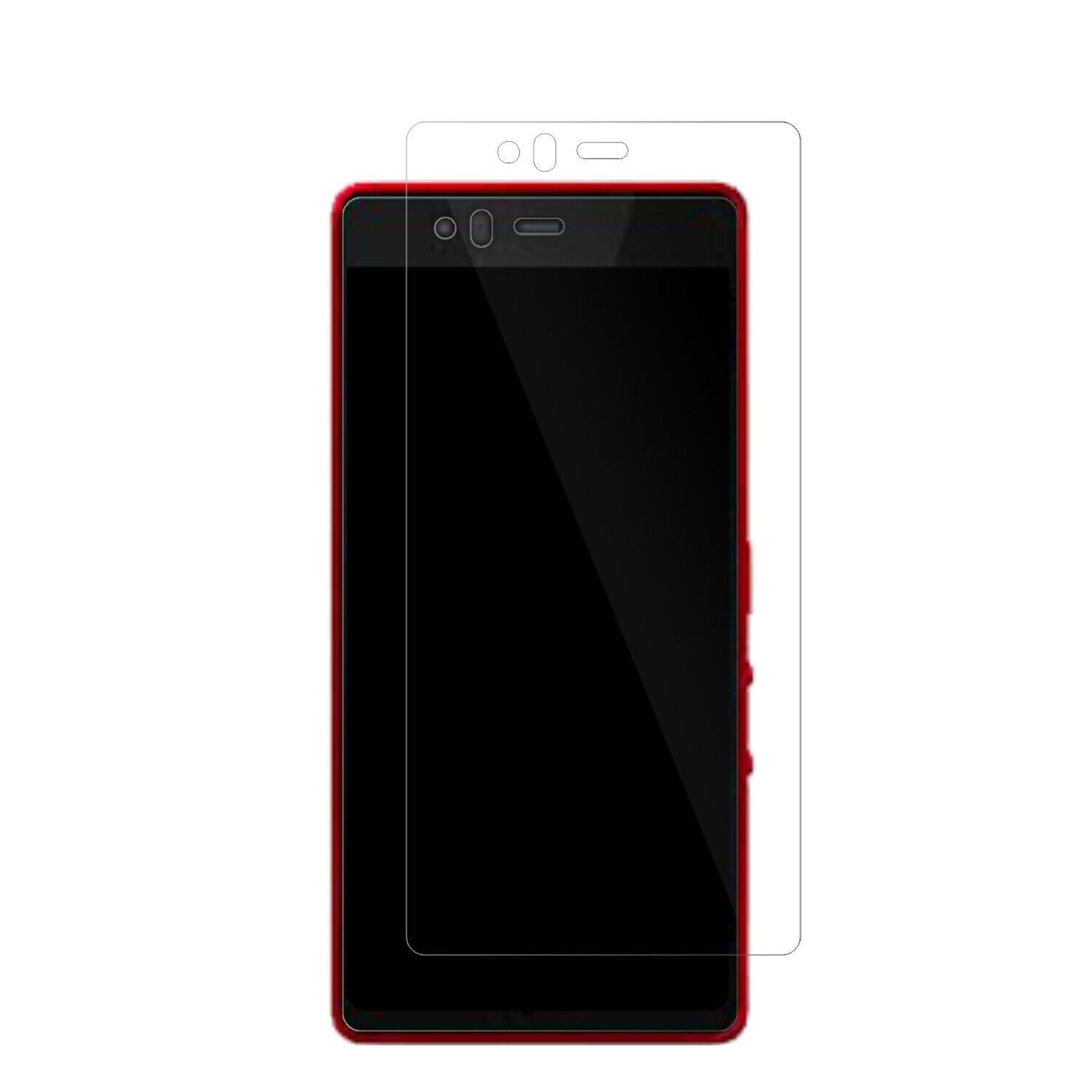 FujitsuArrows M04 mit aufgebrachter dipos Displayschutzfolie, glasklare Darstellung ohne Einschränkungen