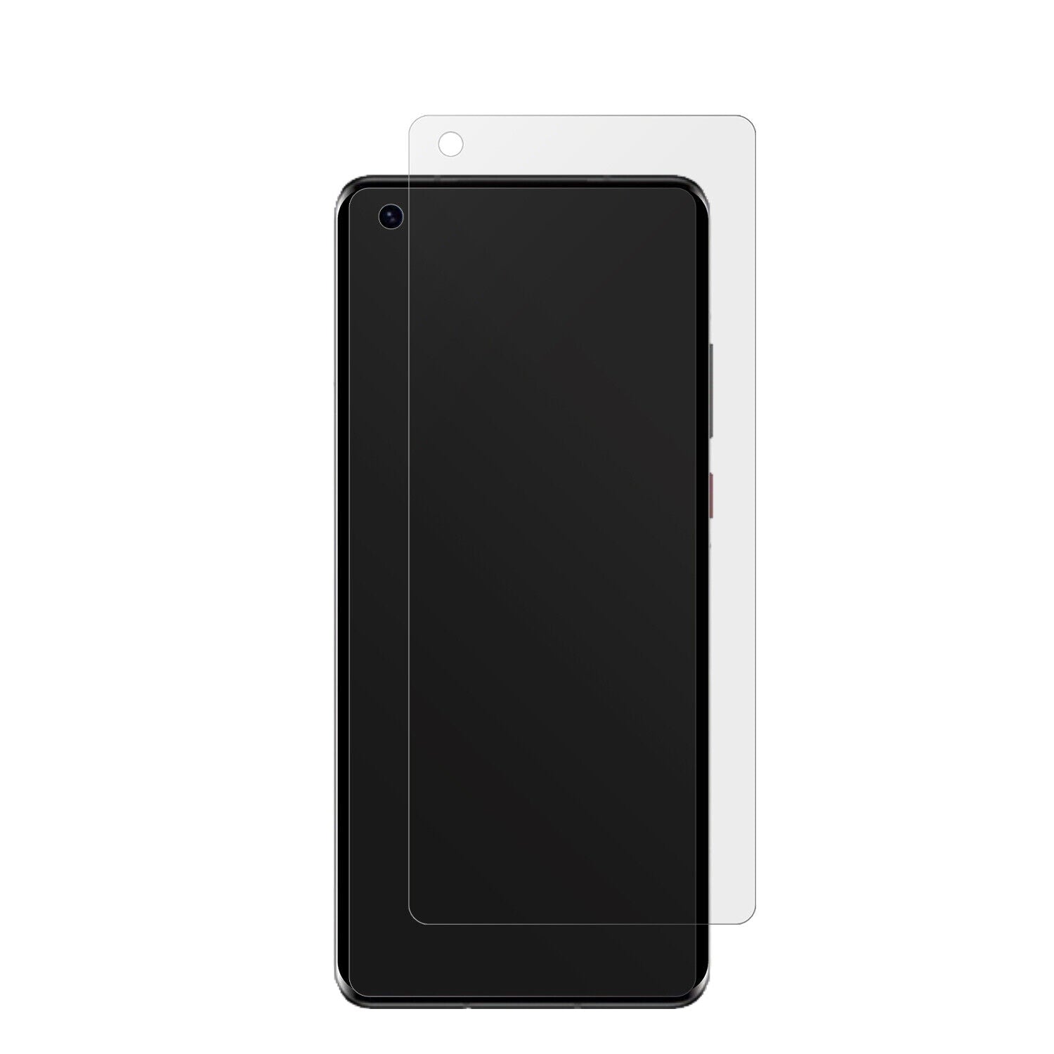 TD TechM40 mit aufgebrachter dipos Displayschutzfolie, die lästige Fingerabdrücke minimiert