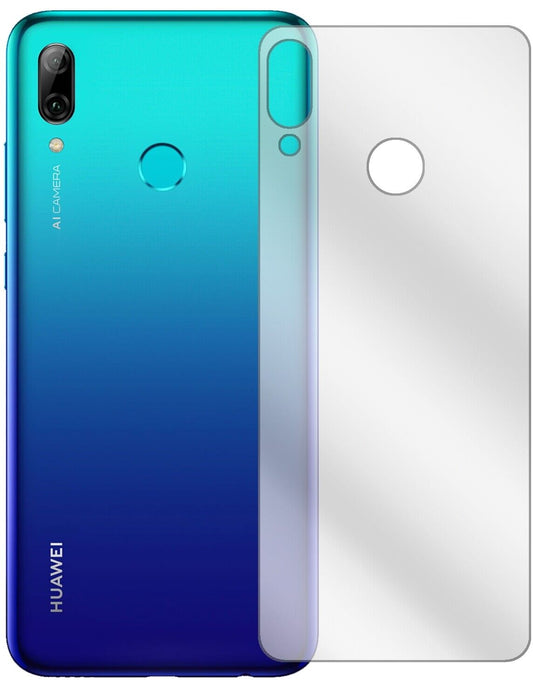Klare Displayschutzfolie von dipos passend für Huawei P Smart (2019) Rückseite, präziser Zuschnitt und blasenfrei montiert