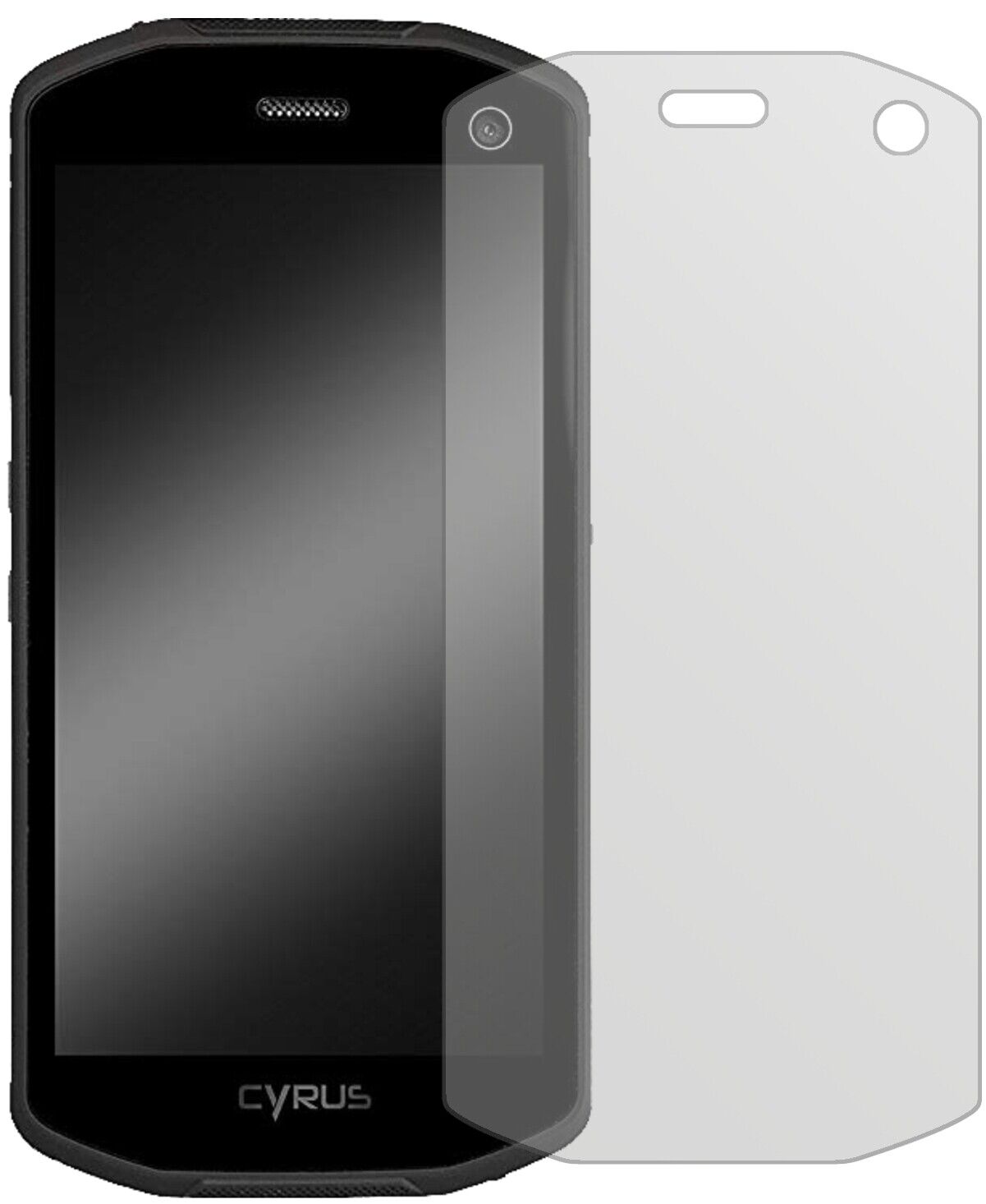Matte Displayschutzfolie von dipos passend für Cyrus CS28 Hipster, präziser Zuschnitt und blasenfrei montiert