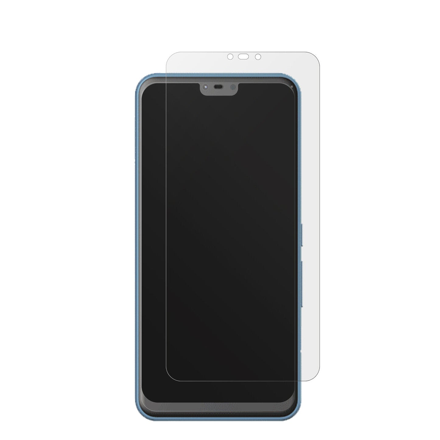 FujitsuArrows J mit aufgebrachter dipos Displayschutzfolie, die lästige Fingerabdrücke minimiert