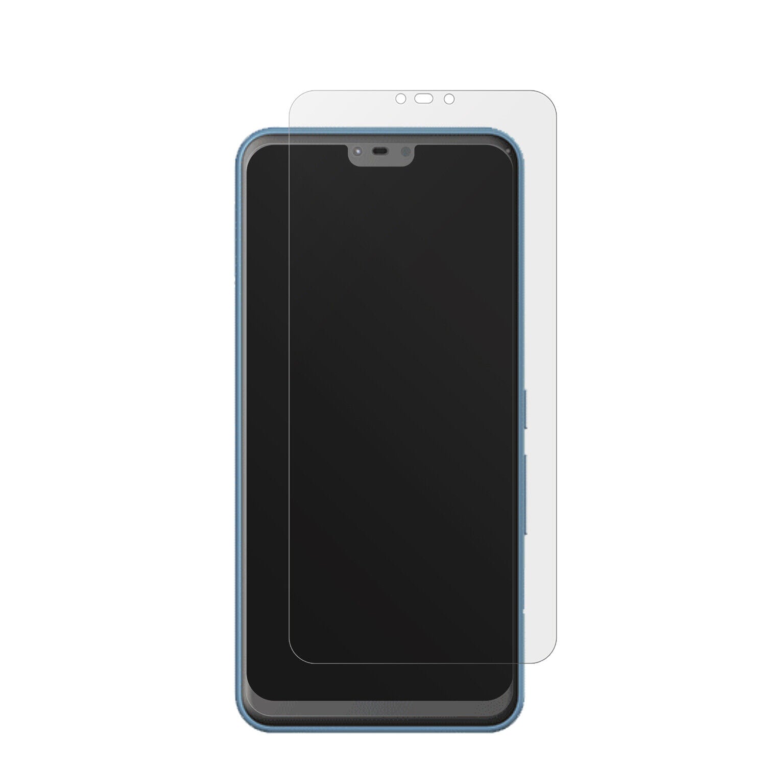 FujitsuArrows J mit aufgebrachter dipos Displayschutzfolie, die lästige Fingerabdrücke minimiert